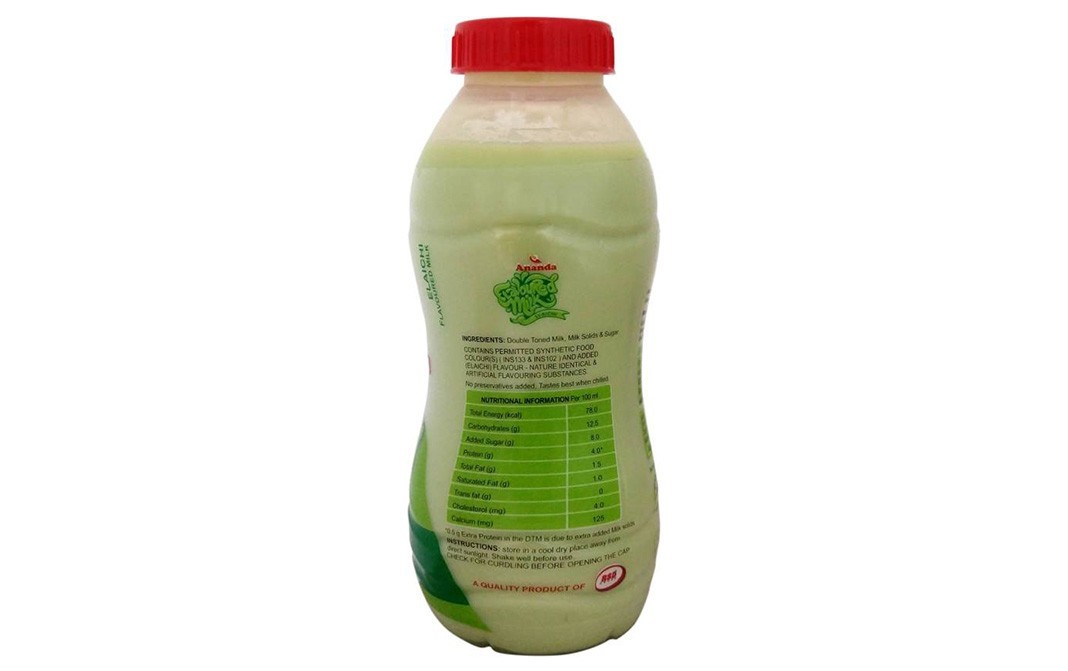 Ananda Flavoured Milk Elaichi    Bottle  180 millilitre